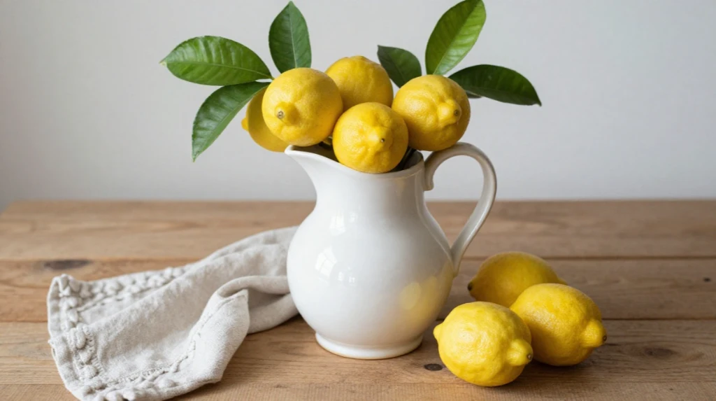 Lemon Pitcher Centerpiece
