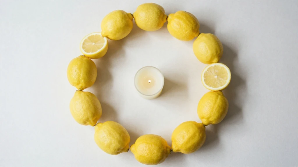 Lemon Wreath Centerpiece