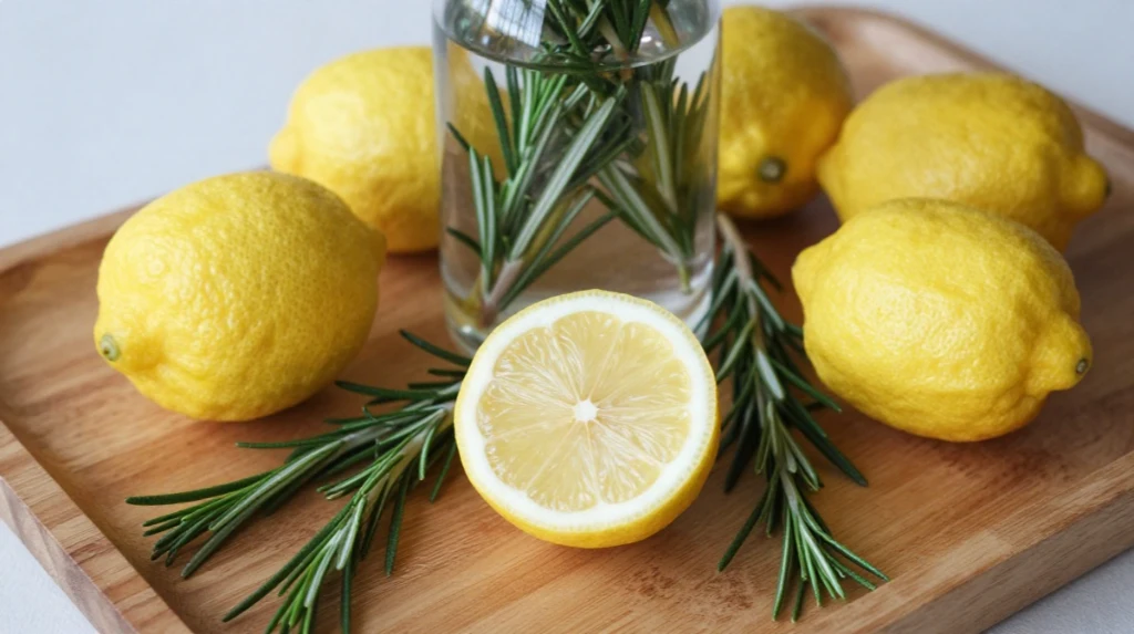 Lemon and Rosemary Centerpiece