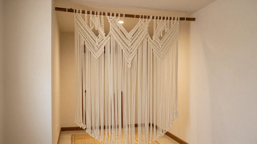 Macrame Room Divider