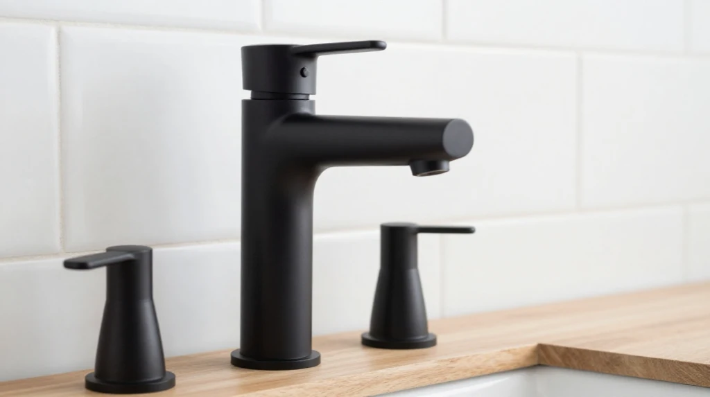 Matte Black Faucets