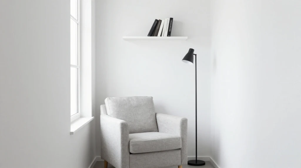 Minimalist Reading Nook