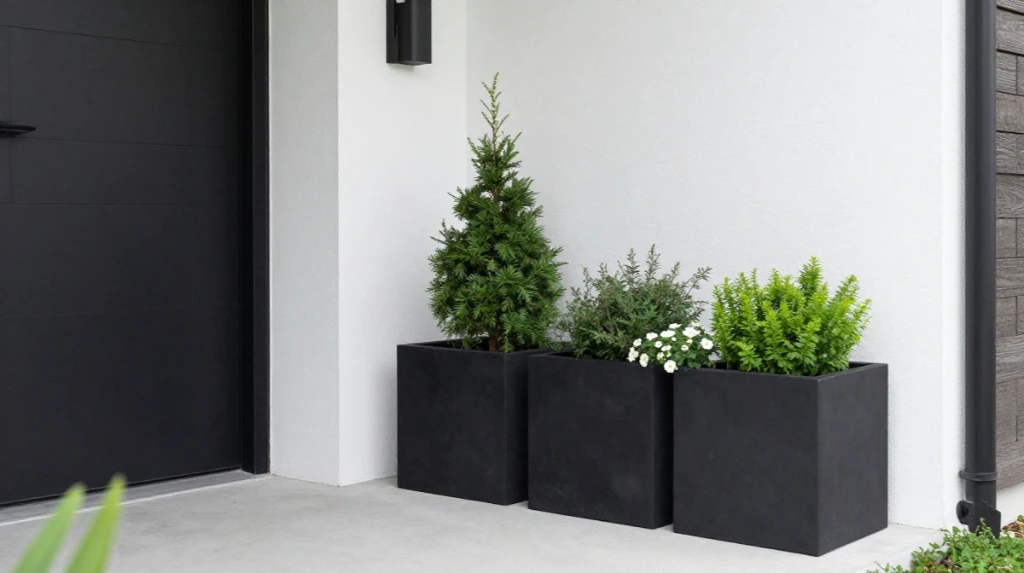 Modern Porch Planter Style