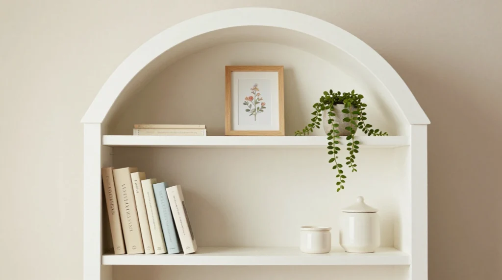 Nursery Bookshelf Styling with French Flair
