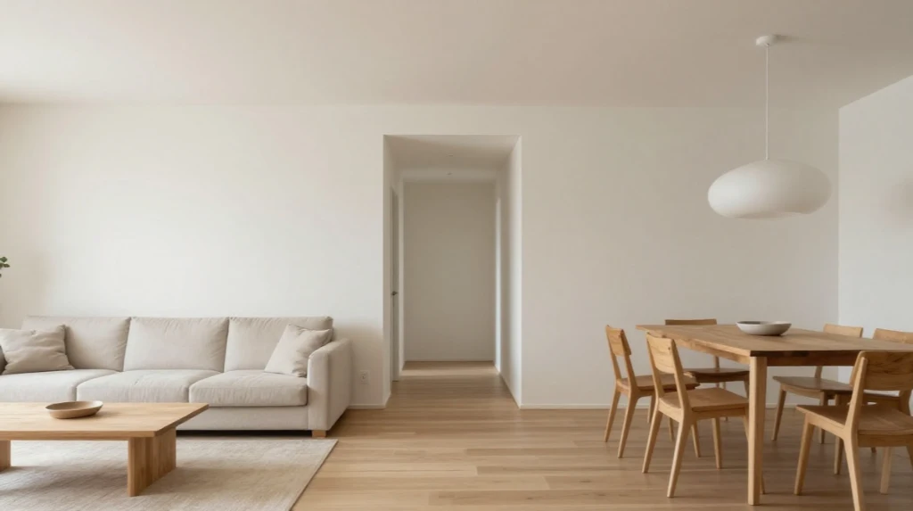Open Concept Minimalist Space