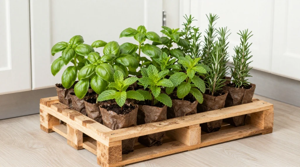 Pallet Herb Garden