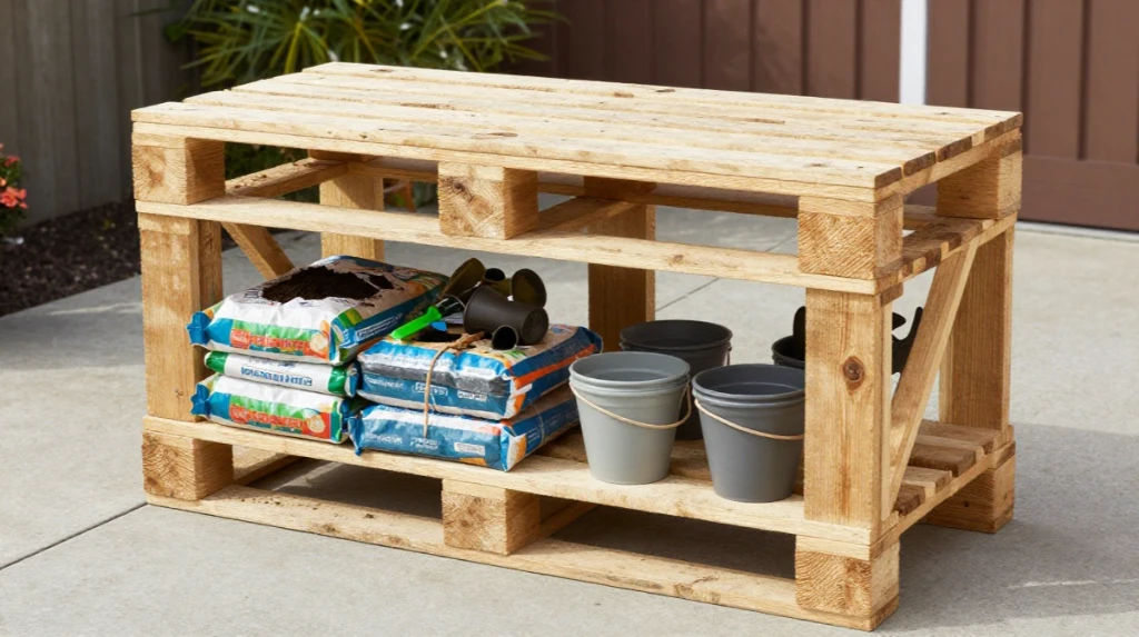 Pallet Potting Bench