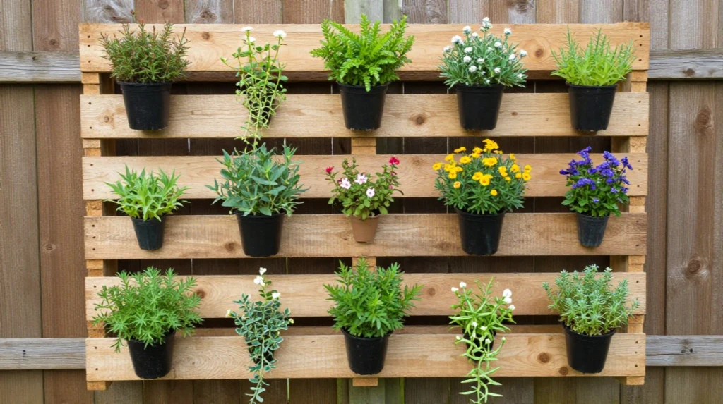 Pallet Vertical Garden Wall