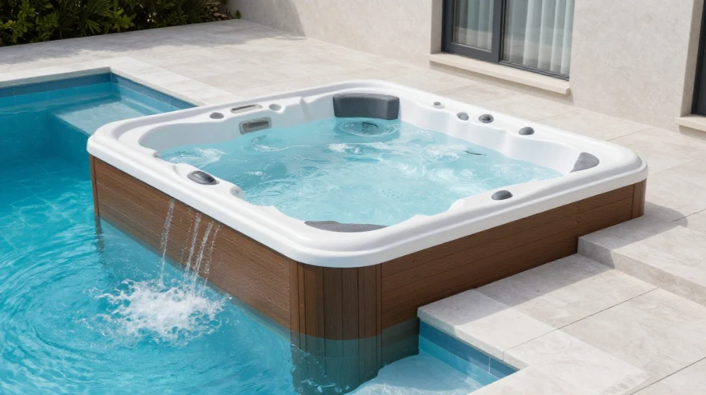 Poolside Hot Tub Combo