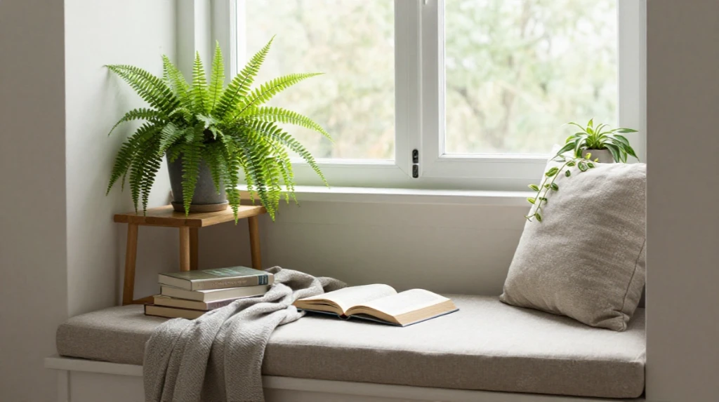 Reading Nook Plants for a Calming Atmosphere