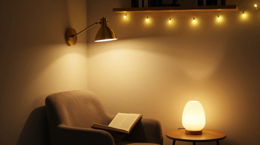 Reading Nook with Layered Lighting