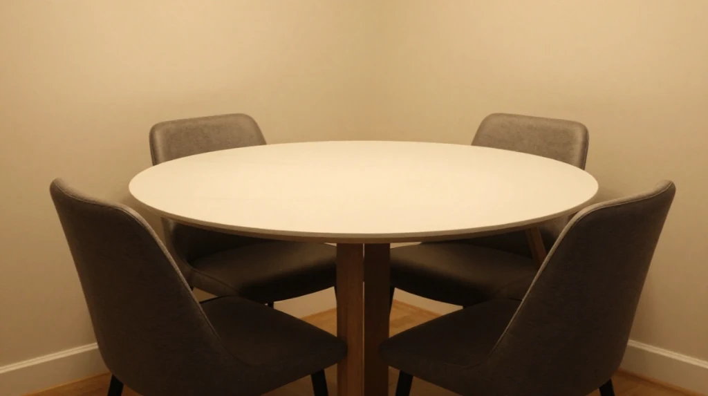 Round Tables Make Small Spaces Feel Bigger