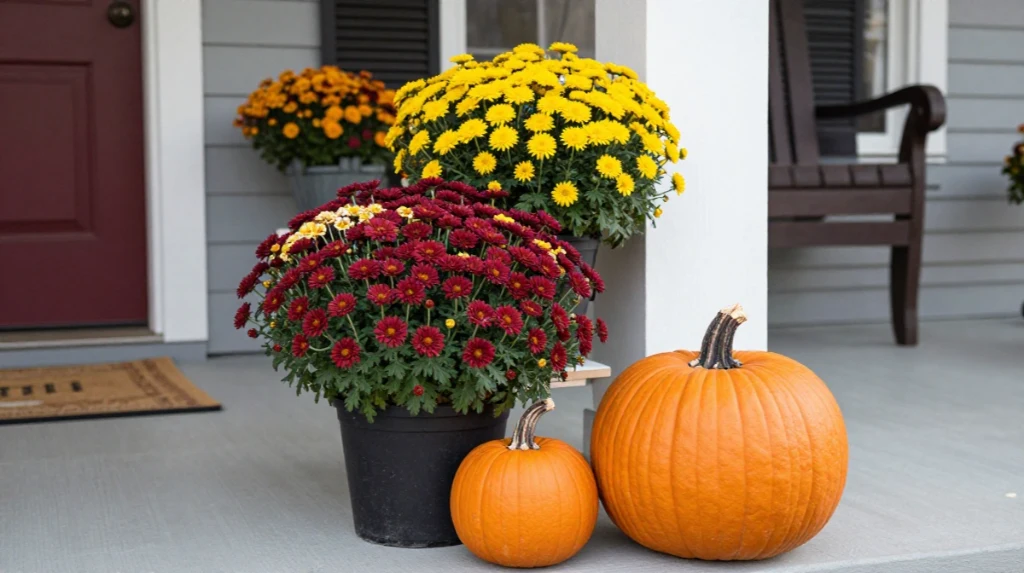 Seasonal Porch Flower Pot Ideas