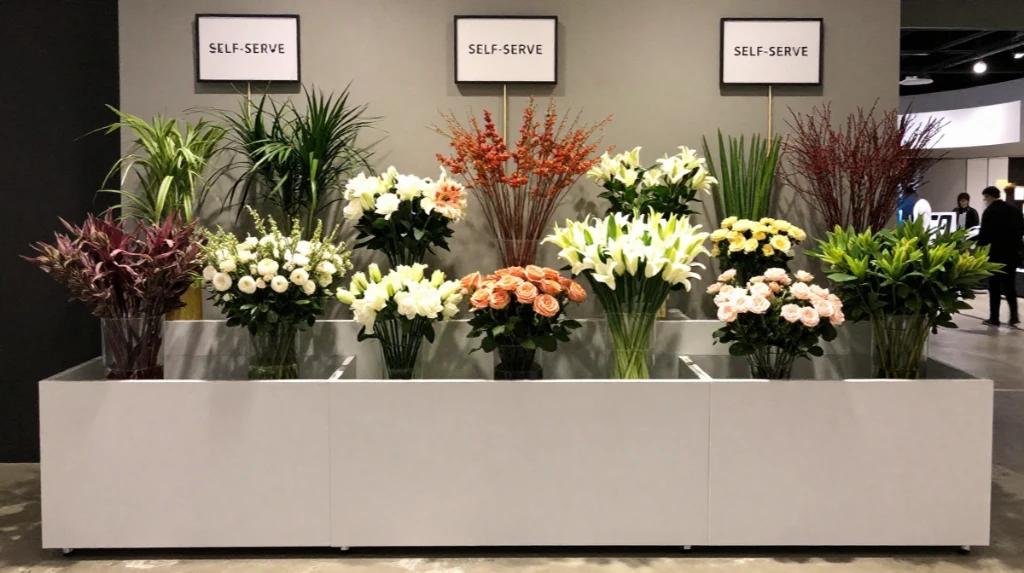 Self-Serve Flower Station