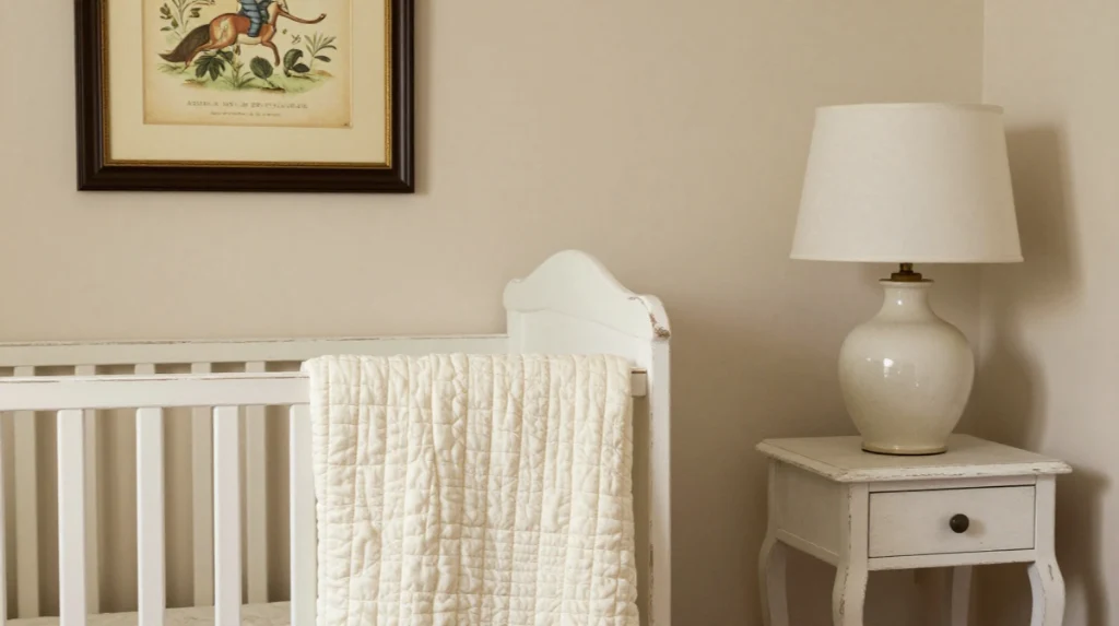 Shabby Chic Nursery Elements for Warmth