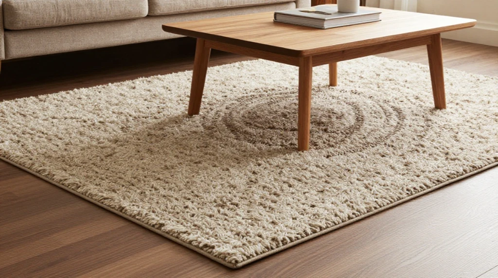 Shag Rugs and Textured Flooring