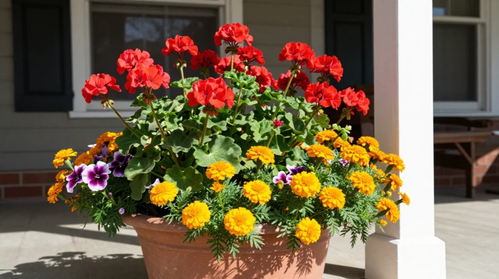 Sun Loving Container Flowers