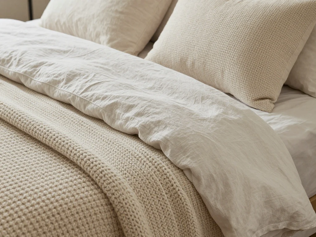 Textural Contrast with Layered Fabrics