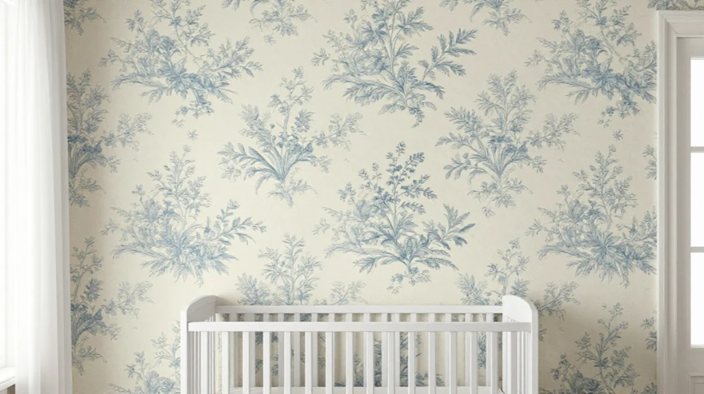 Toile de Jouy Wallpaper or Fabric as a Design Anchor