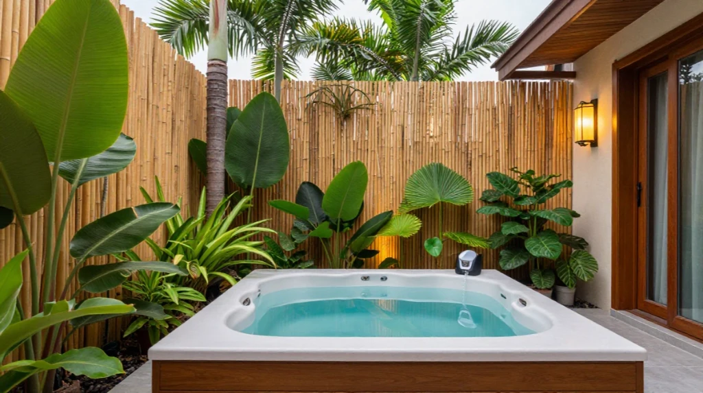 Tropical Backyard Oasis Theme