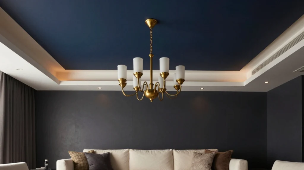 Try a Dark or Moody Ceiling