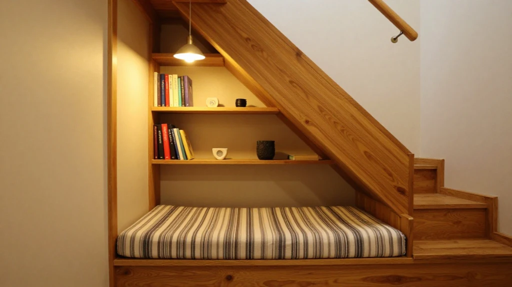 Under Stairs Reading Nook