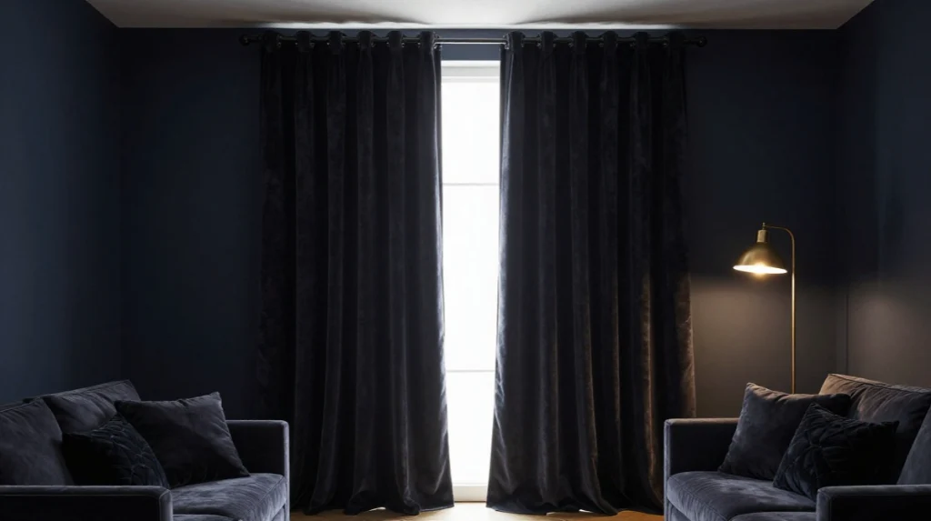 Use Heavy Curtains to Control Light and Drama