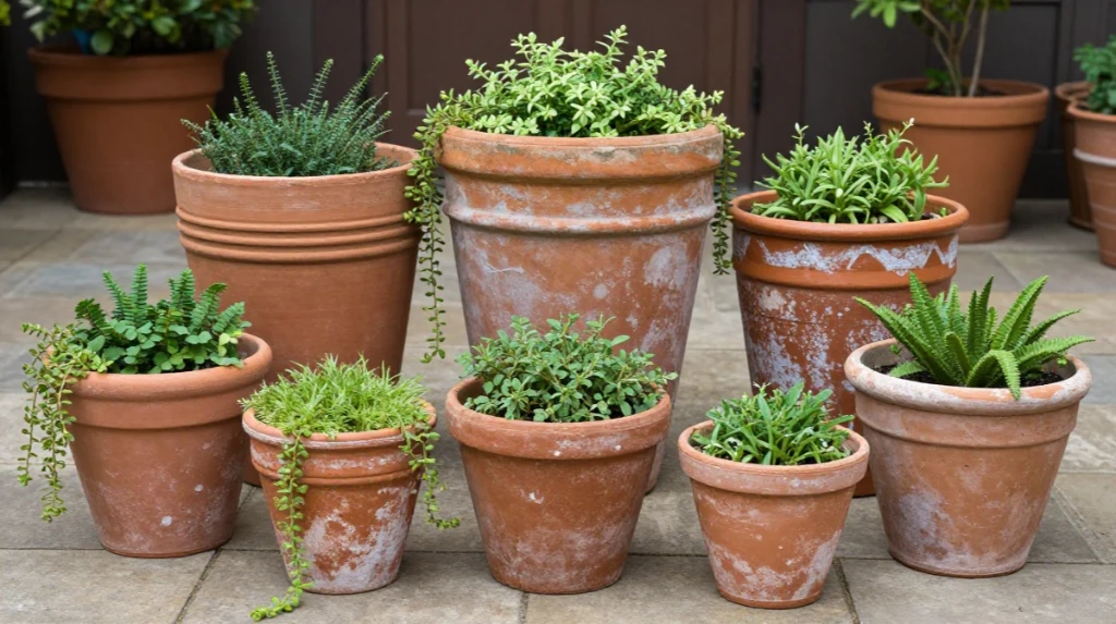 Vintage Planters and Antique Flower Pots