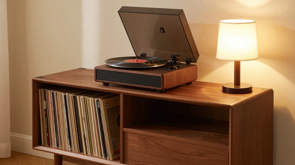 Vintage Record Player Corners