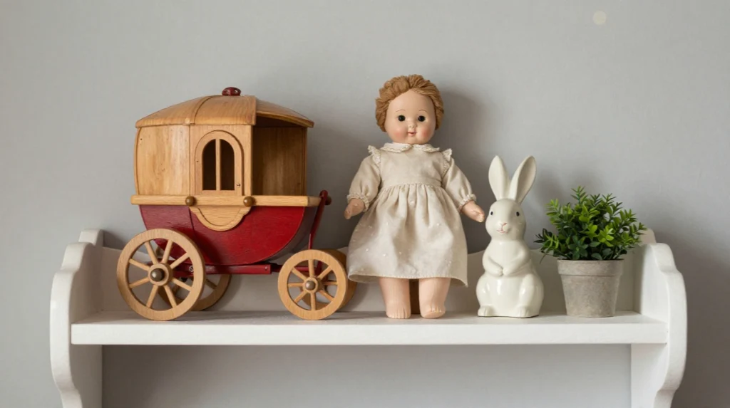 Vintage Toy Display for Nostalgic Charm