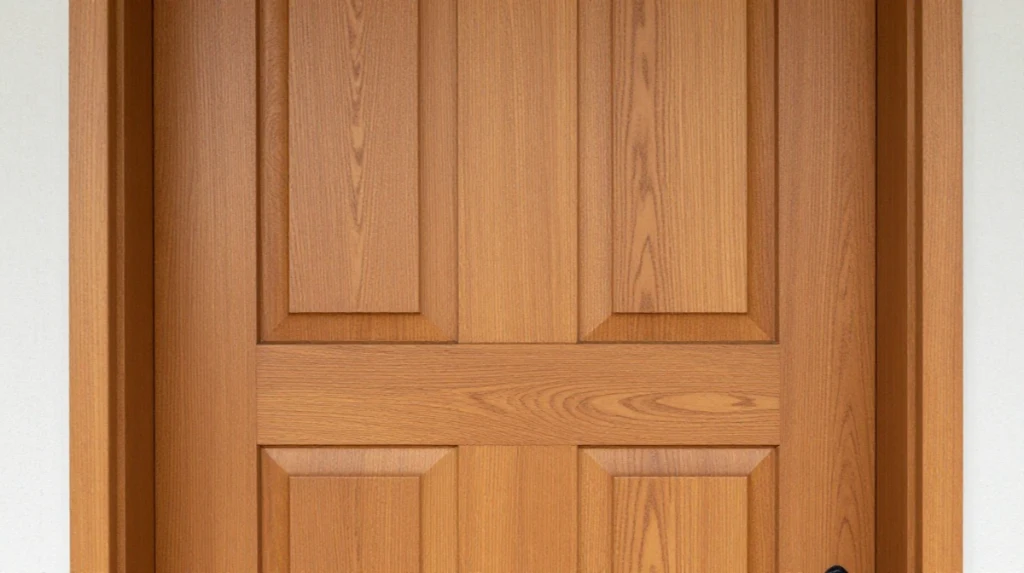 Warm Wood Front Door