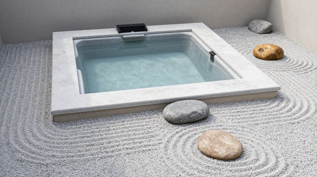Zen Garden Style Jacuzzi